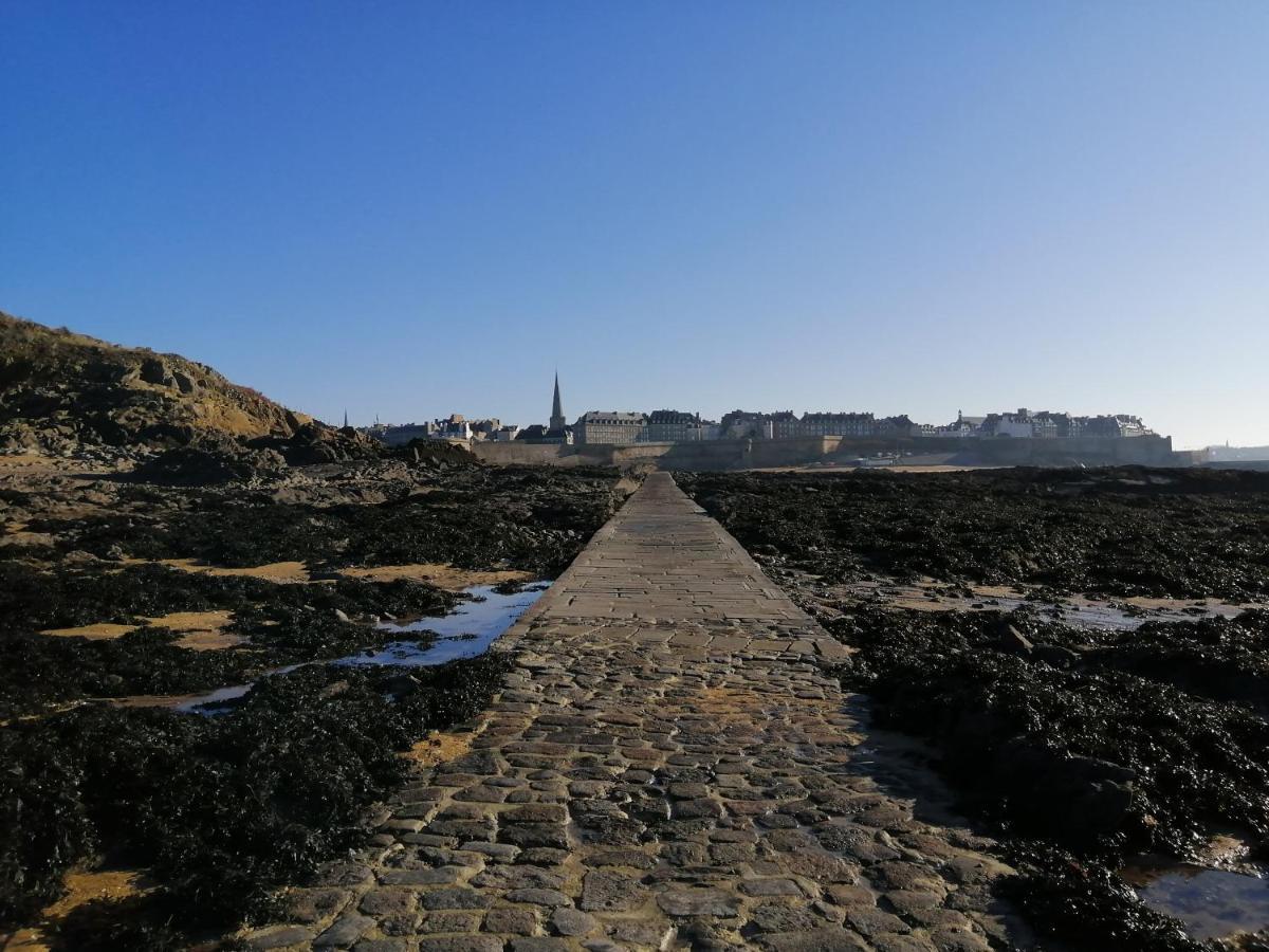 Appartement Saint-Malo 800M De La Plage Luaran gambar