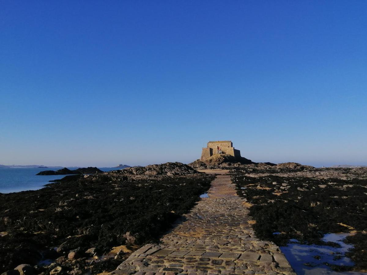Appartement Saint-Malo 800M De La Plage Luaran gambar