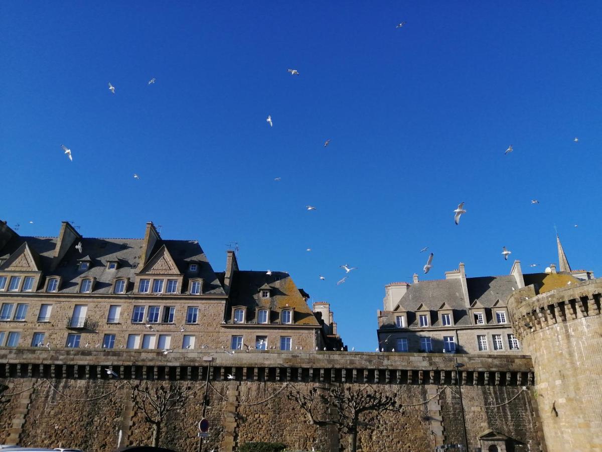 Appartement Saint-Malo 800M De La Plage Luaran gambar