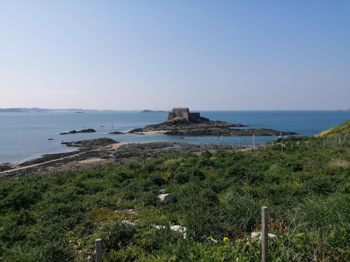 Appartement Saint-Malo 800M De La Plage Luaran gambar